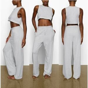 Skims Boyfriend Loose Pant Grey Jogger Pants Womens 2X